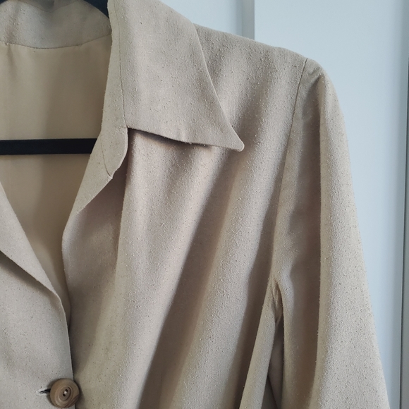 Vintage long dress , open front buttons and waist belt - Picture 10 of 16